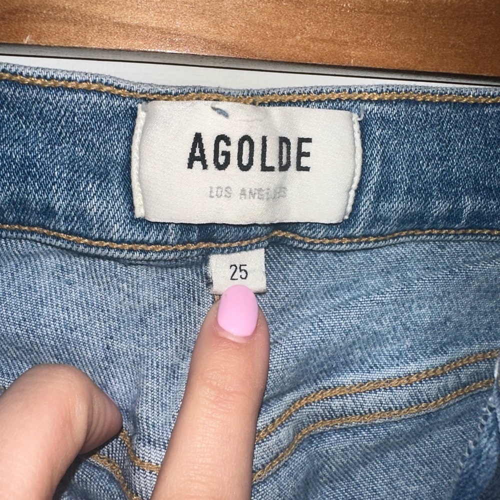 AGOLDE Women's Blue Jeans